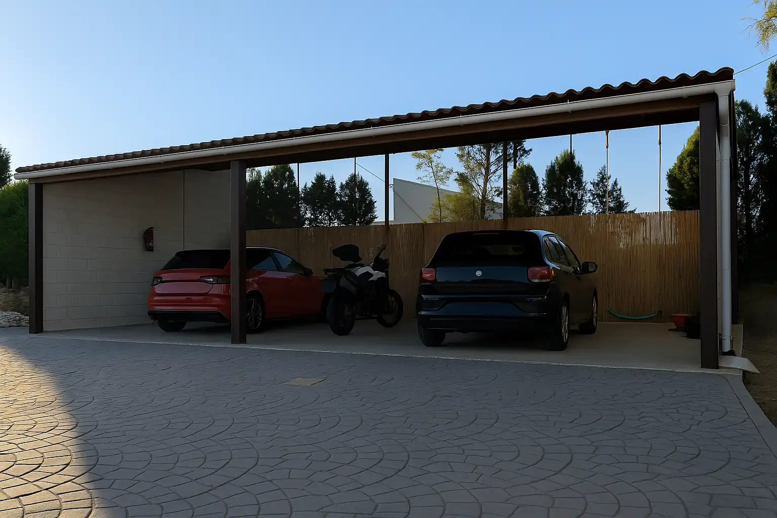 Parking of Houses for sale in Aljaraque  with Air Conditioner and Swimming Pool