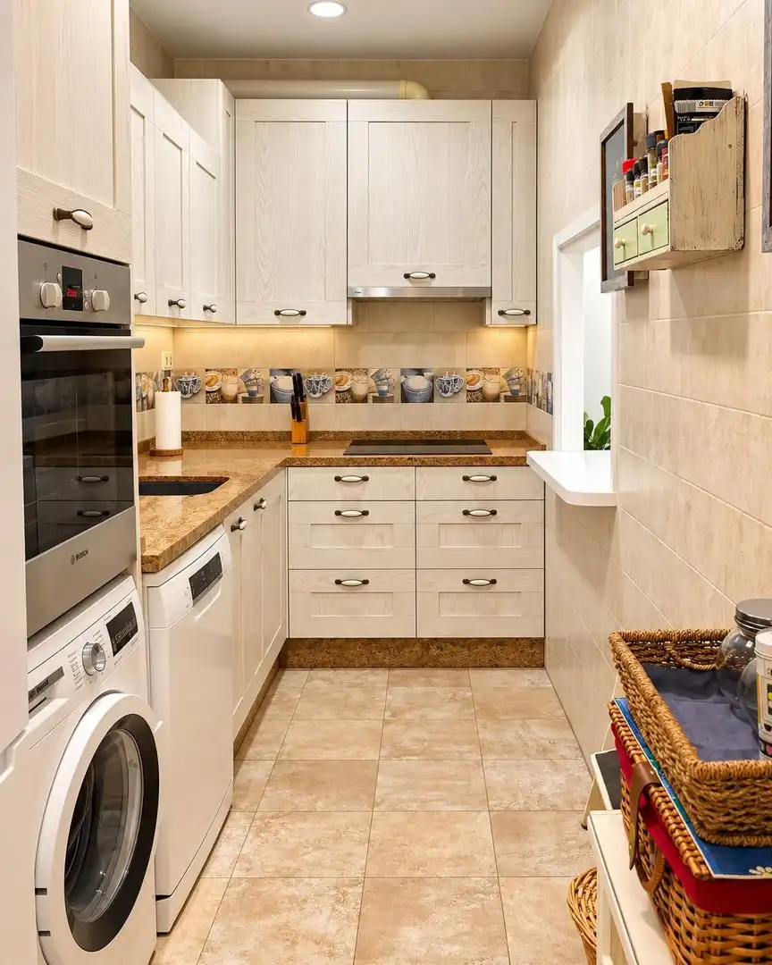 Kitchen of Apartments for rent in Fuengirola  with Air Conditioner, Private garden and Furnished