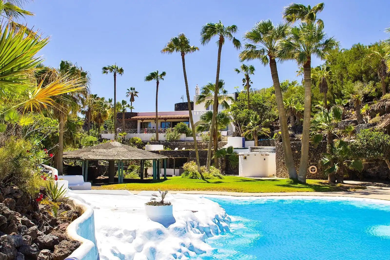 Piscina de Casa o xalet en venda en San Miguel de Abona amb Aire condicionat, Jardí privat i Terrassa