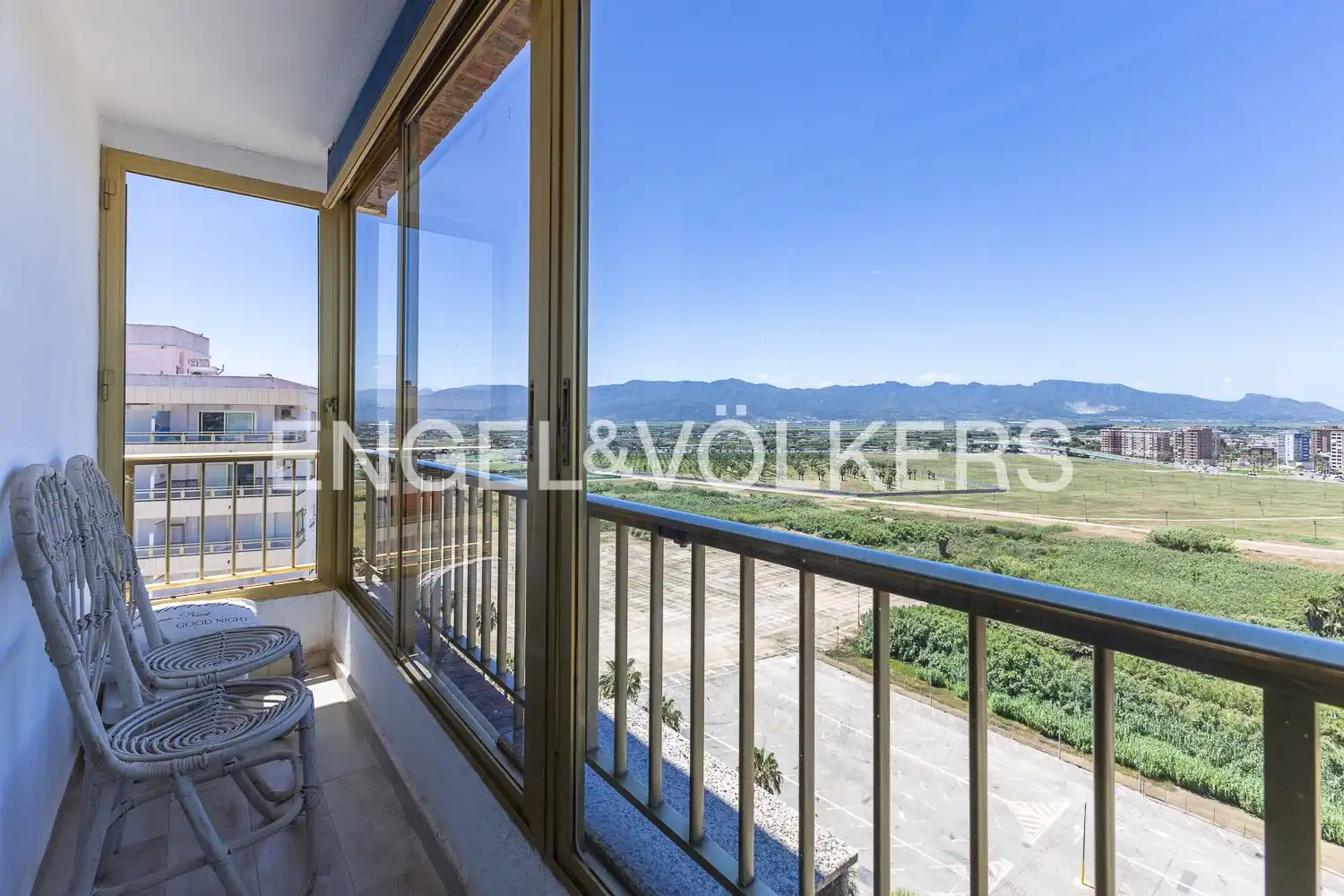 Balcony of Flat for rent in Cullera  with Heating, Terrace and Swimming Pool