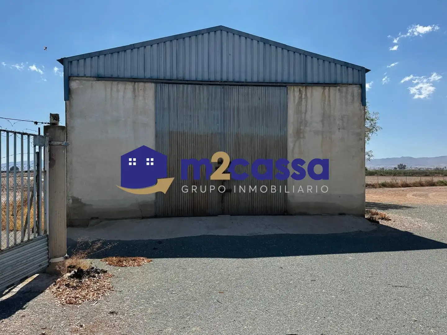 Vista exterior de Nave industrial en venta en Lorca