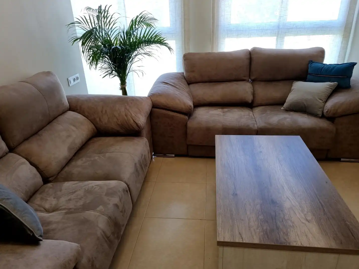 Wohnzimmer von Dachboden zum Verkauf in Sabadell mit Terrasse, Möbliert und Alarm