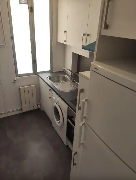 Cocina de Piso de alquiler en Zaragoza con Calefacción, Parquet y Amueblado