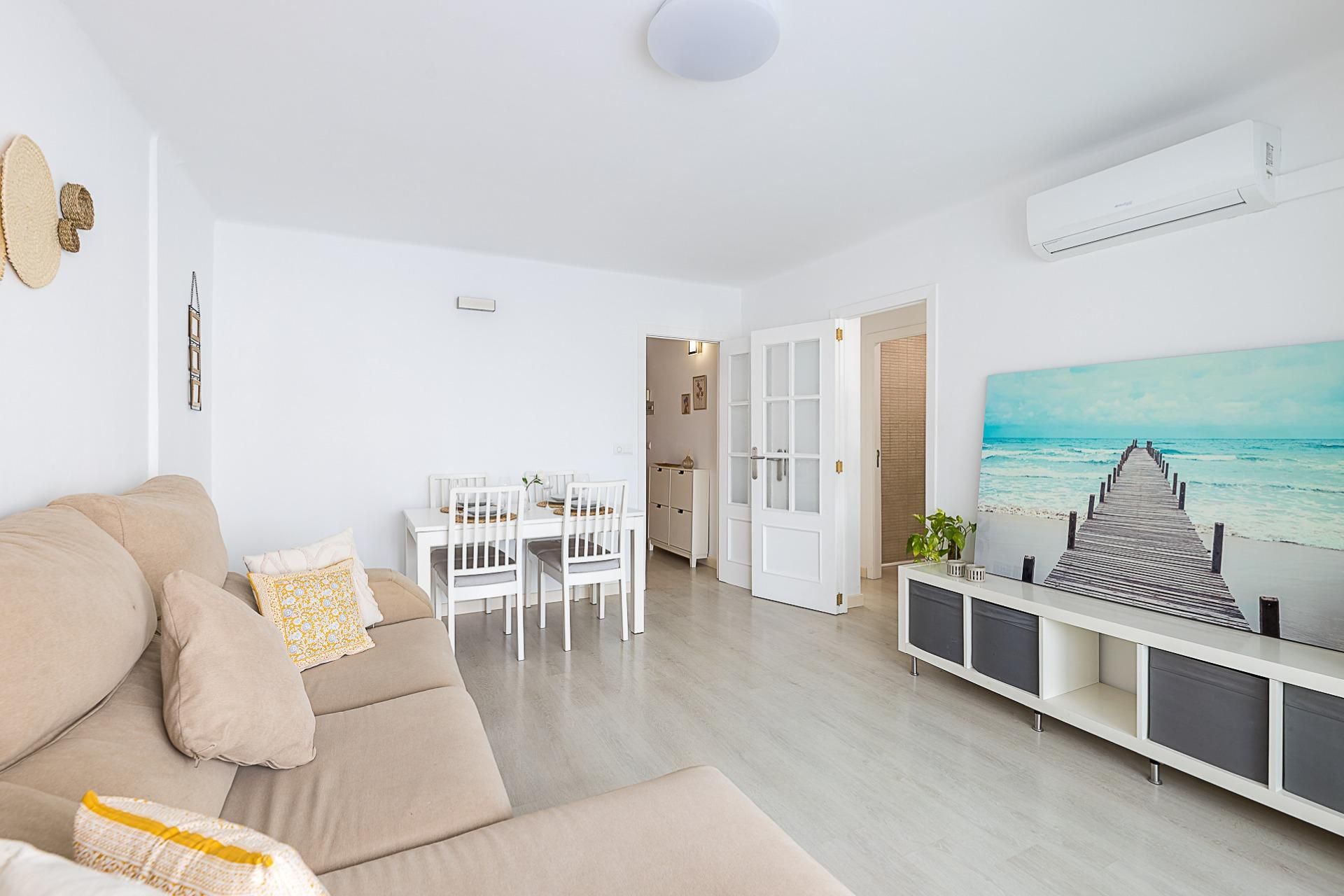 Living room of Flat for sale in  Palma de Mallorca  with Private garden, Terrace and Balcony