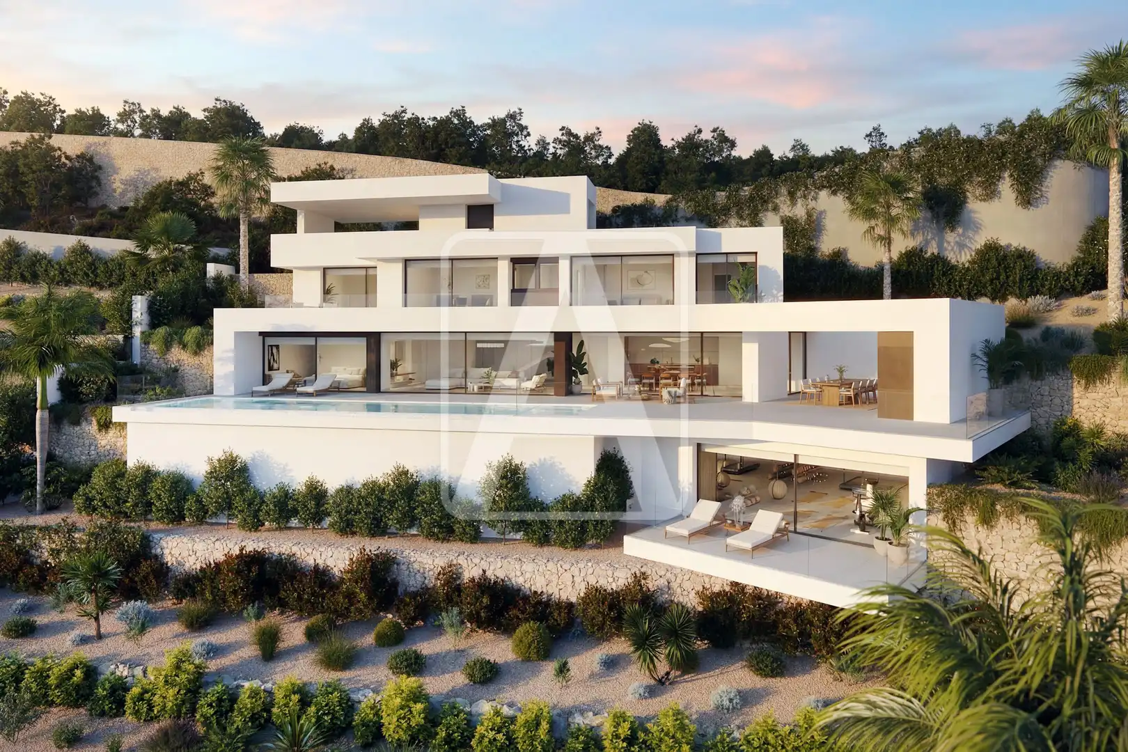 Exterior view of Houses for sale in Benissa  with Air Conditioner, Heating and Private garden
