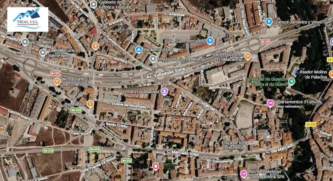 Vista exterior de Pis en venda en Peñafiel