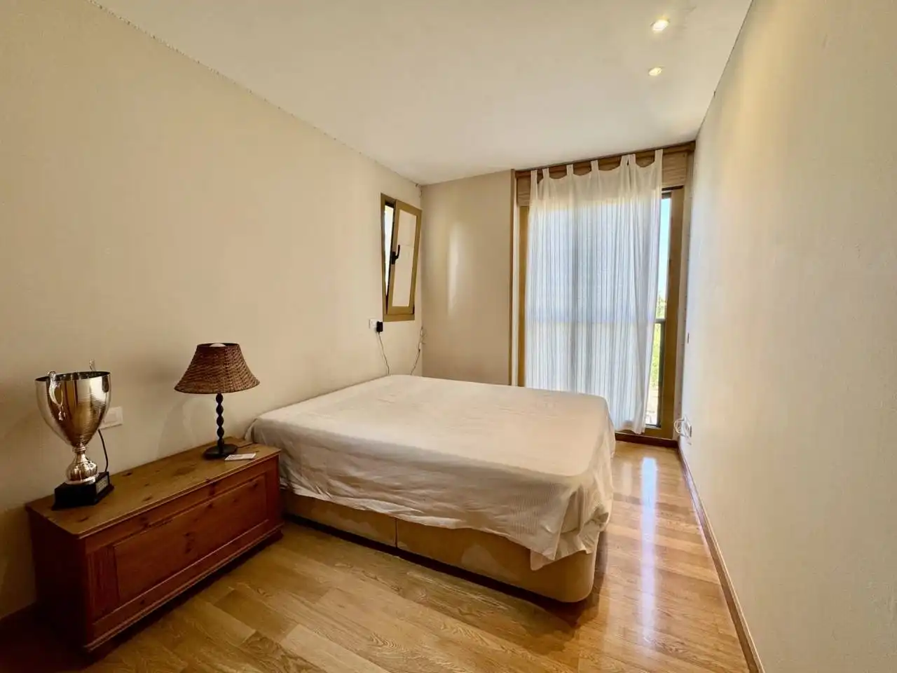 Bedroom of Flat for rent in  Palma de Mallorca  with Air Conditioner, Heating and Parquet flooring
