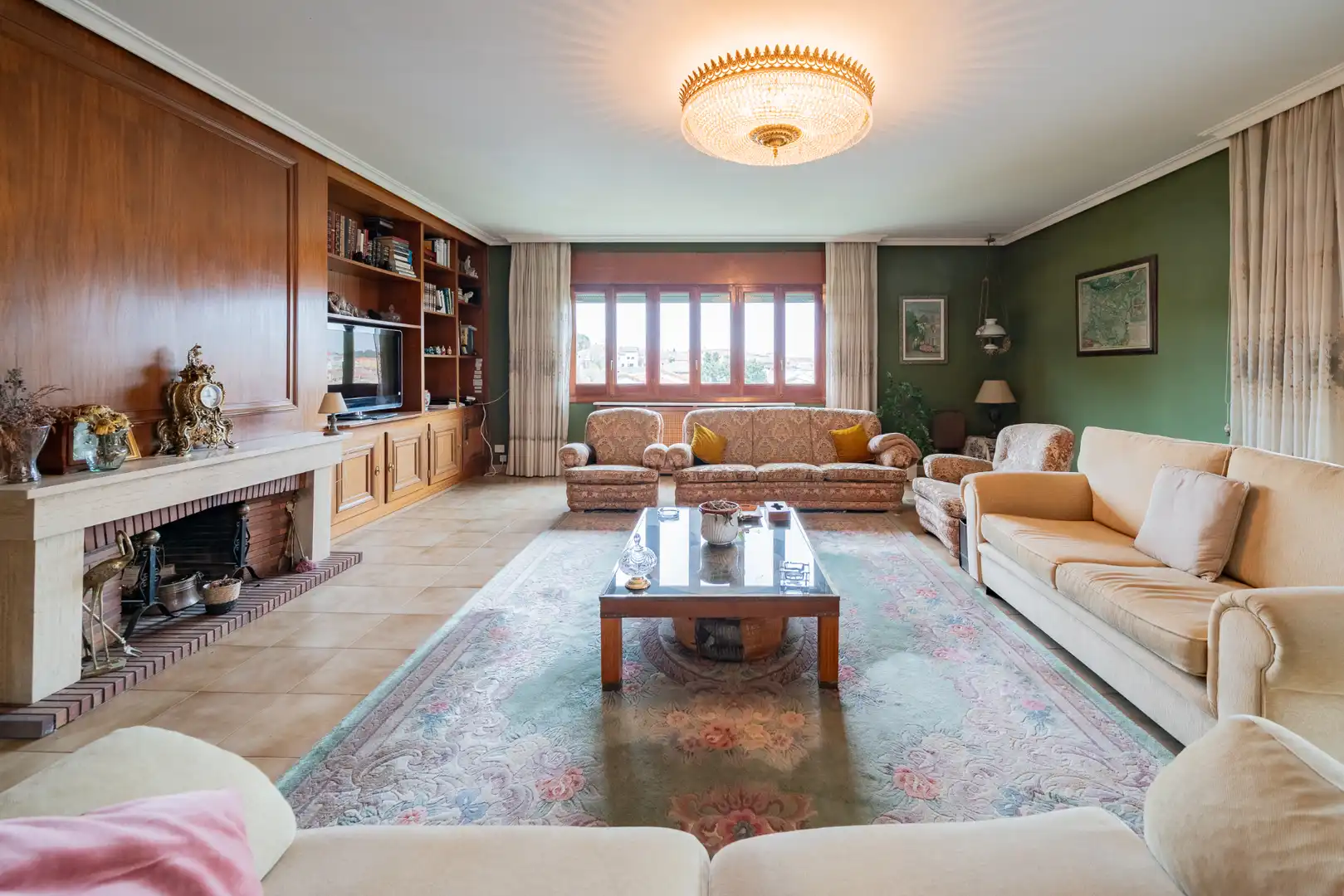 Sala de estar de Casa o chalet en venta en El Molar (Madrid) con Calefacción, Jardín privado y Terraza