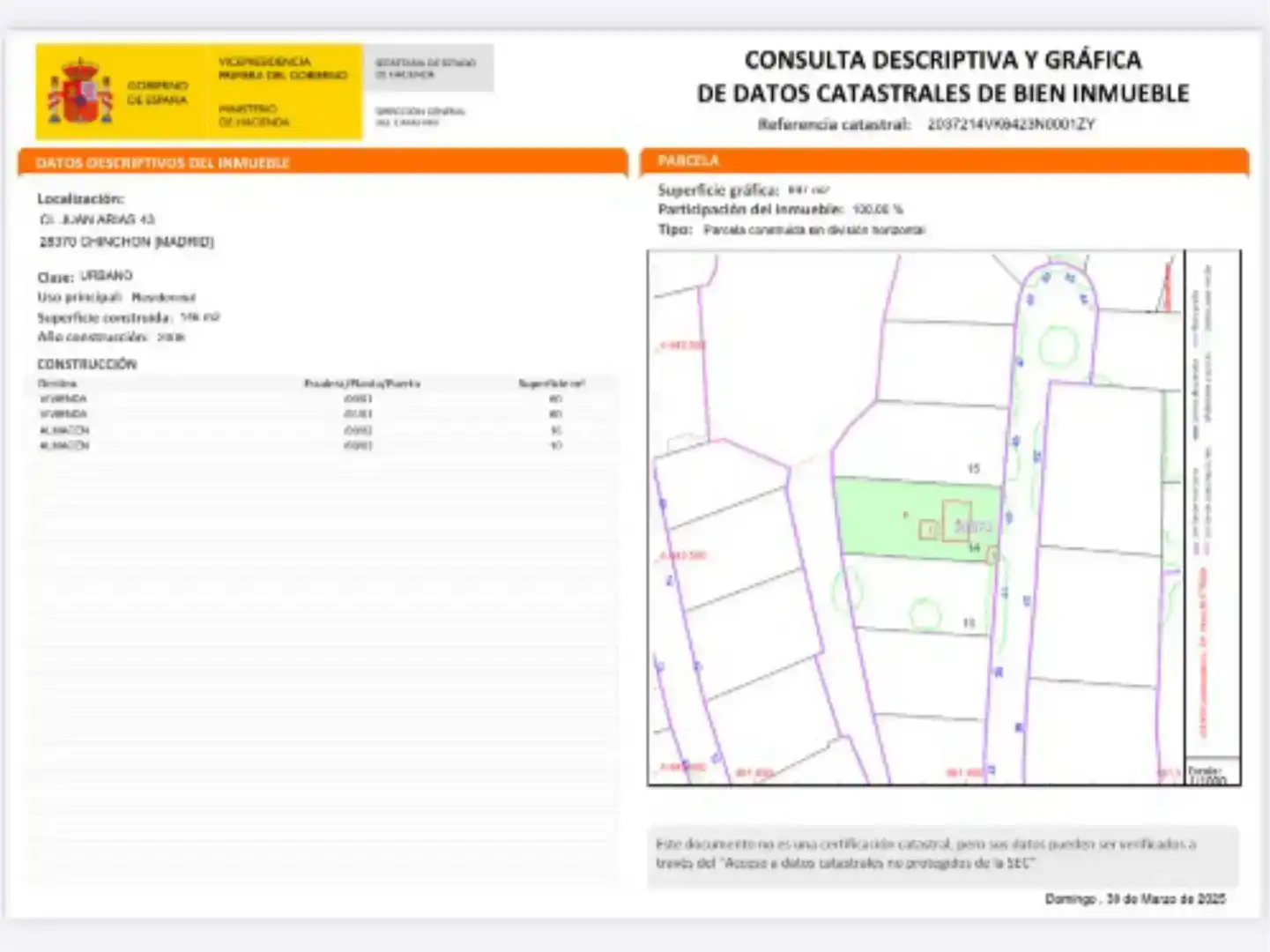 Residencial en venda en Chinchón