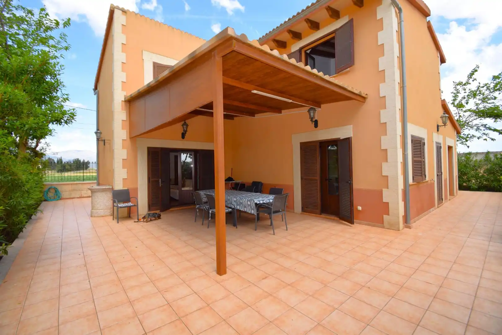 Terrace of Country homes for rent in Sa Pobla  with Private garden, Terrace and Furnished