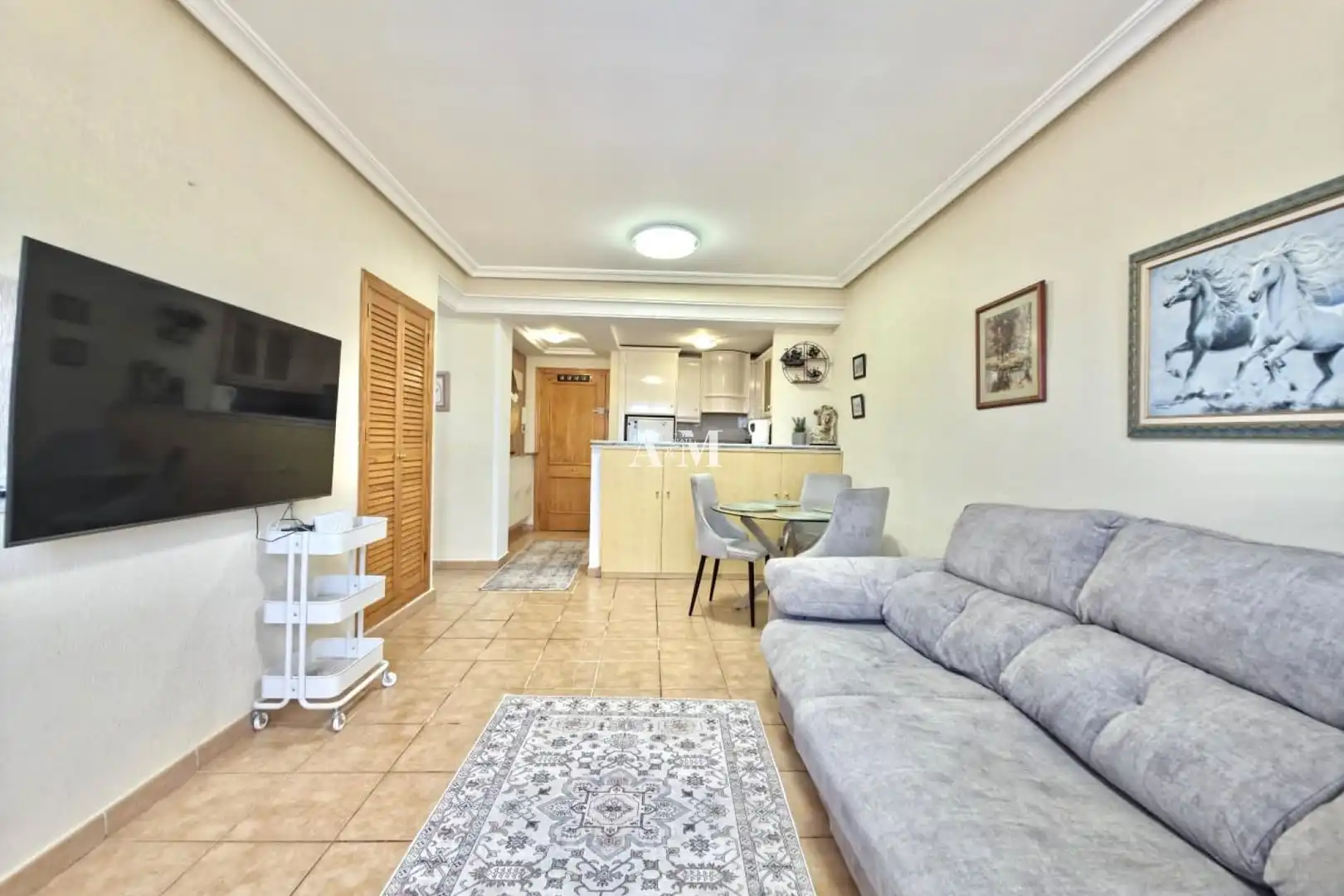 Sala de estar de Piso de alquiler en Nueva Torrevieja - Aguas Nuevas