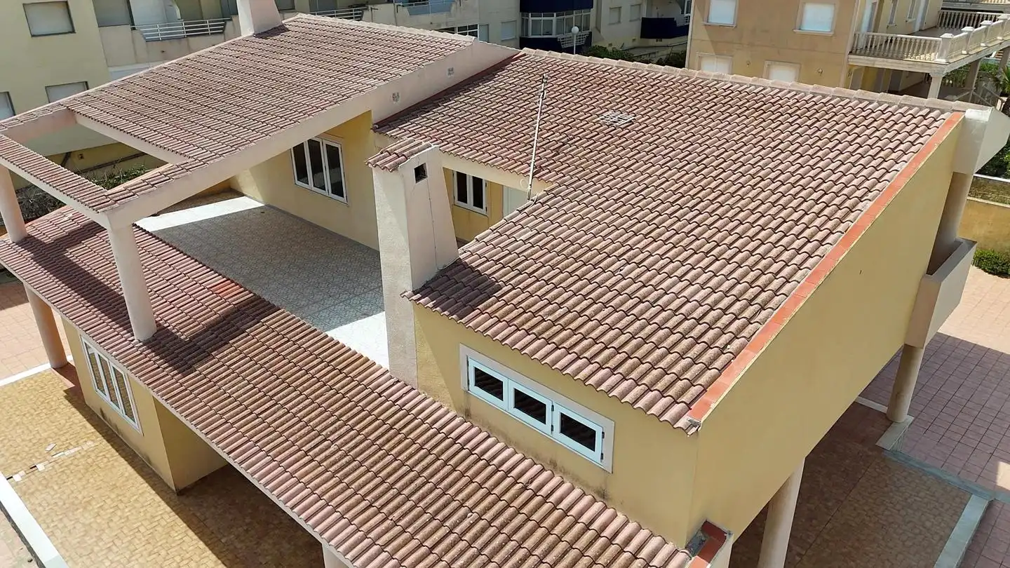 Exterior view of Houses for sale in La Manga del Mar Menor  with Private garden, Terrace and Furnished