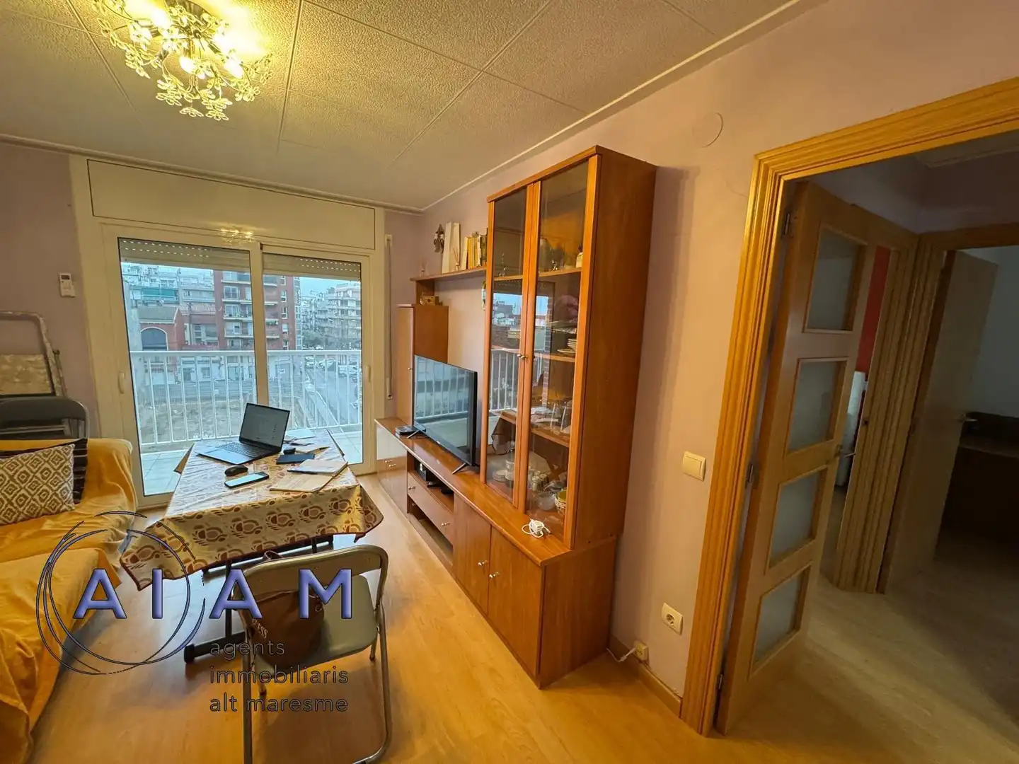 Bedroom of Flat for sale in Pineda de Mar  with Air Conditioner, Heating and Parquet flooring