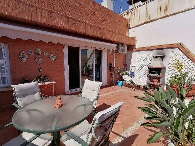 Terraza de Ático de alquiler en Valencia con Terraza y Amueblado