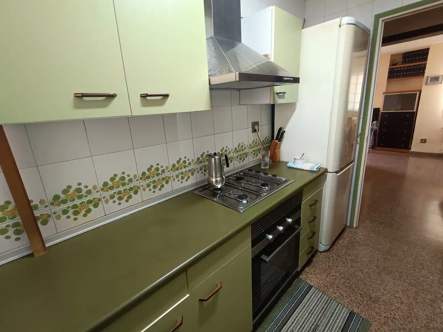 Cocina de Piso de alquiler en Cunit con Terraza, Amueblado y Horno