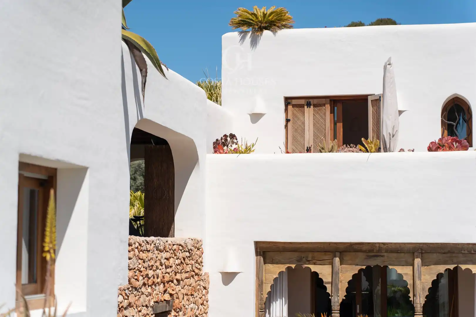 Vista exterior de Casa o xalet en venda en Moraira amb Aire condicionat, Calefacció i Jardí privat