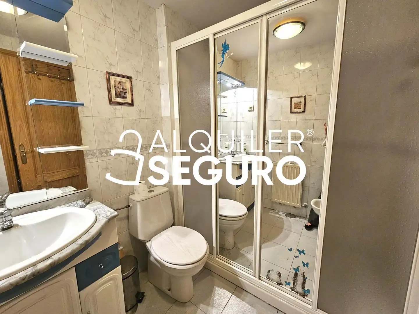 Baño de Piso de alquiler en Getafe con Calefacción, Trastero y Amueblado
