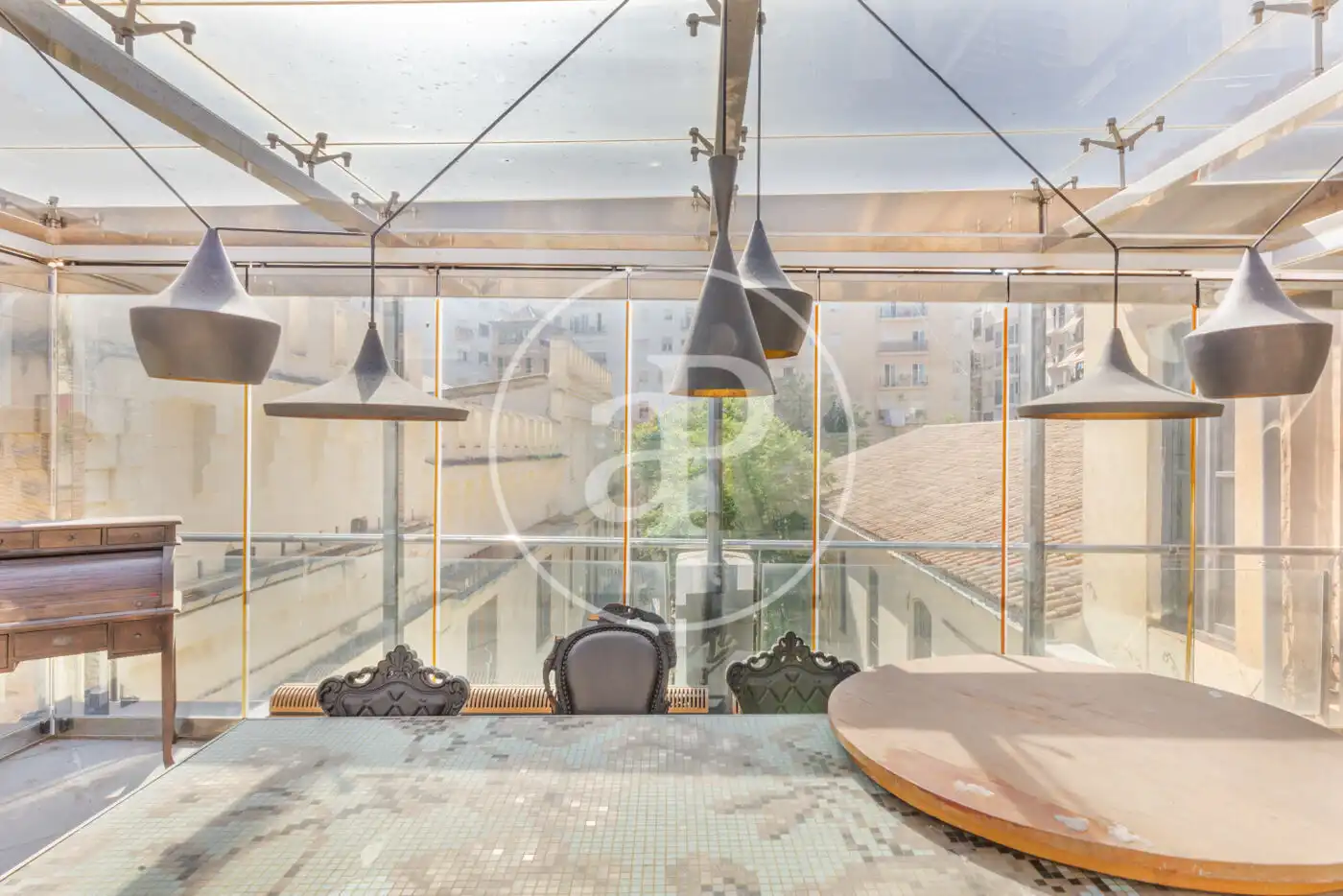 Terrasse von Einfamilien-Reihenhaus zum Verkauf in Valencia mit Klimaanlage, Heizung und Terrasse