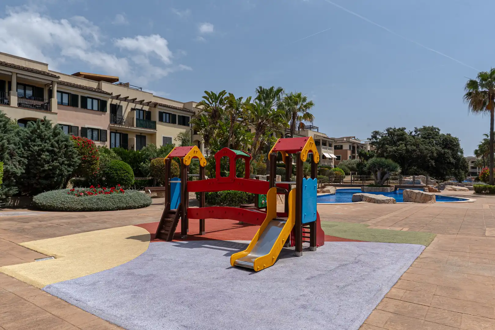 Terrasse von Wohnungen zum Verkauf in Marratxí mit Klimaanlage, Terrasse und Schwimmbad