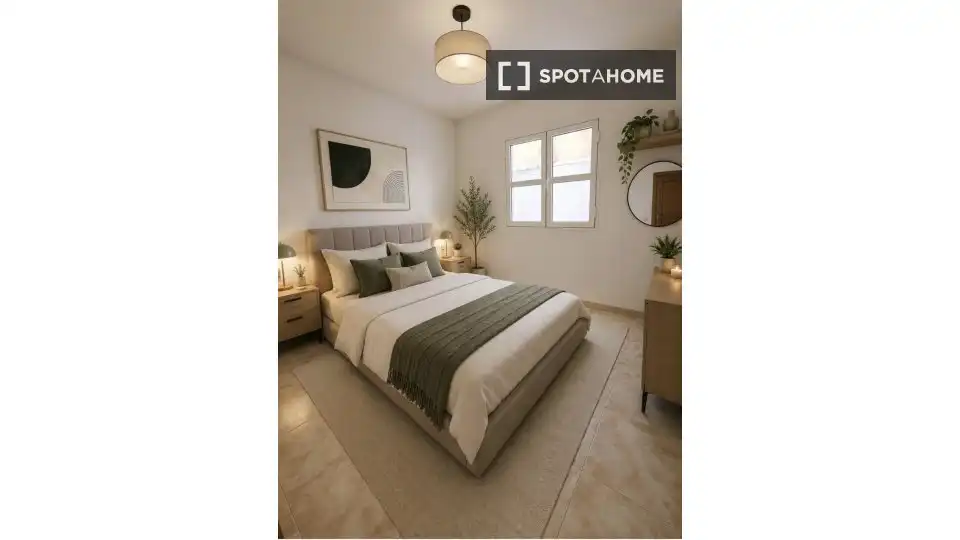 Habitación de Apartamento para compartir en Santa Lucía de Tirajana con Aire acondicionado, Terraza y Amueblado