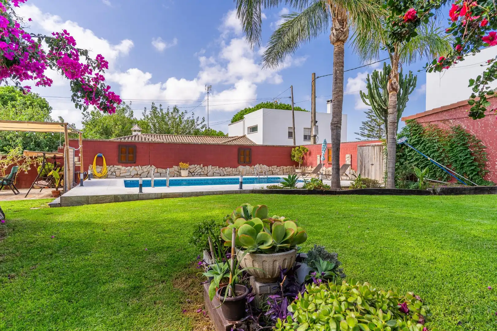 Jardín de Casa o chalet en venta en Chiclana de la Frontera con Jardín privado, Trastero y Piscina