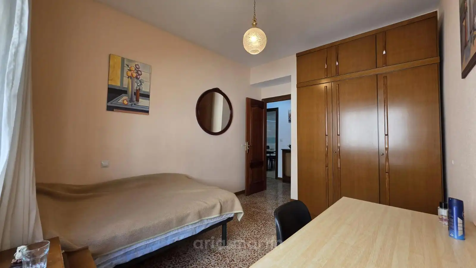 Schlafzimmer von Wohnung zur untervermieten in Salamanca mit Heizung, Terrasse und Möbliert