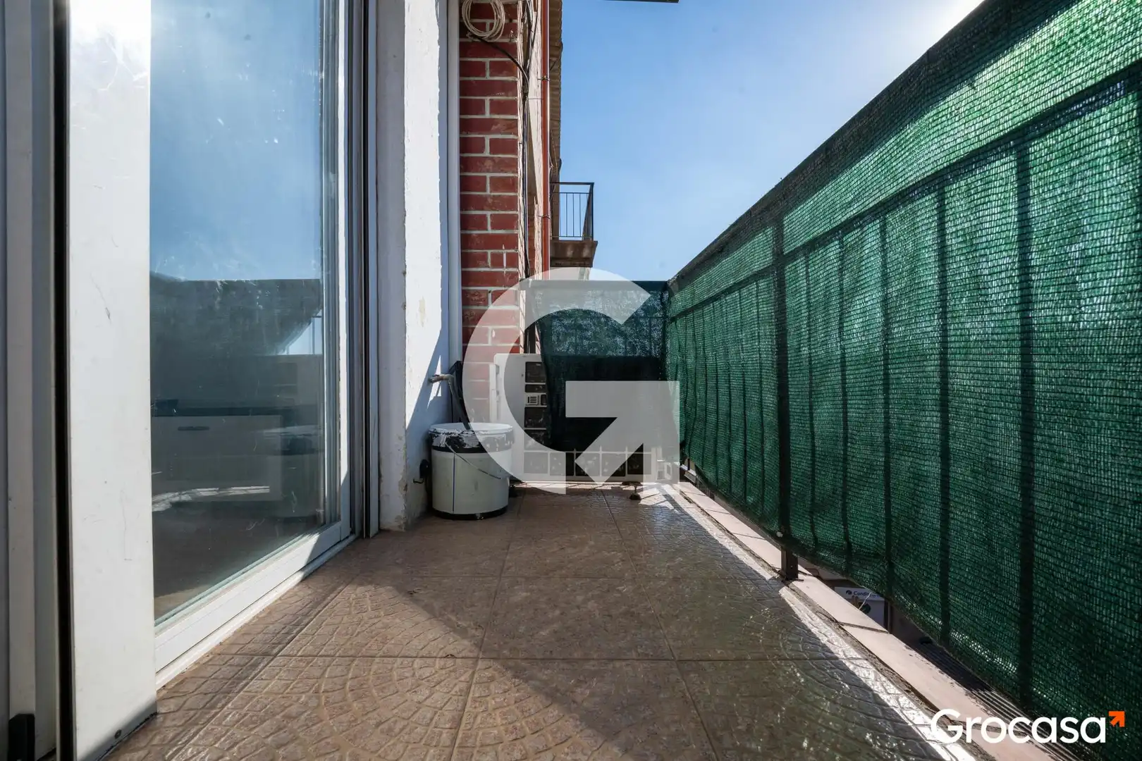 Balcony of Flat for sale in Mataró  with Air Conditioner, Oven and TV