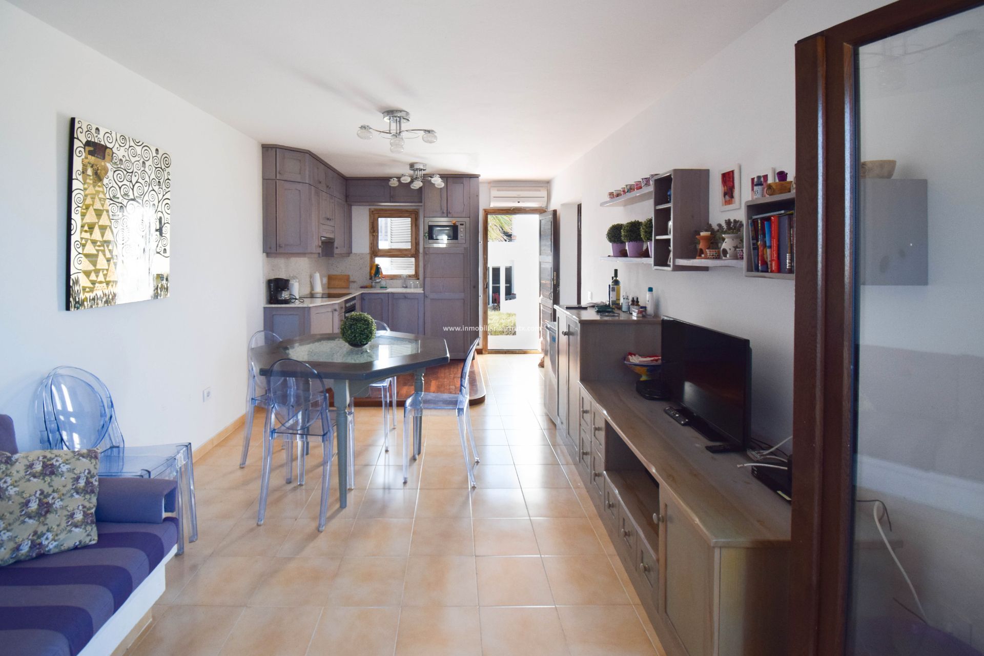 Cocina de Apartamento en venta en Ciutadella de Menorca con Amueblado y Piscina comunitaria