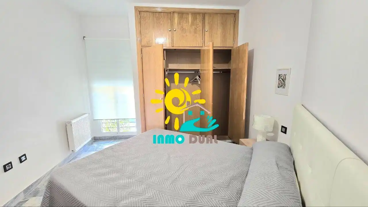 Dormitori de Apartament de lloguer en Badajoz amb Aire condicionat, Calefacció i Moblat