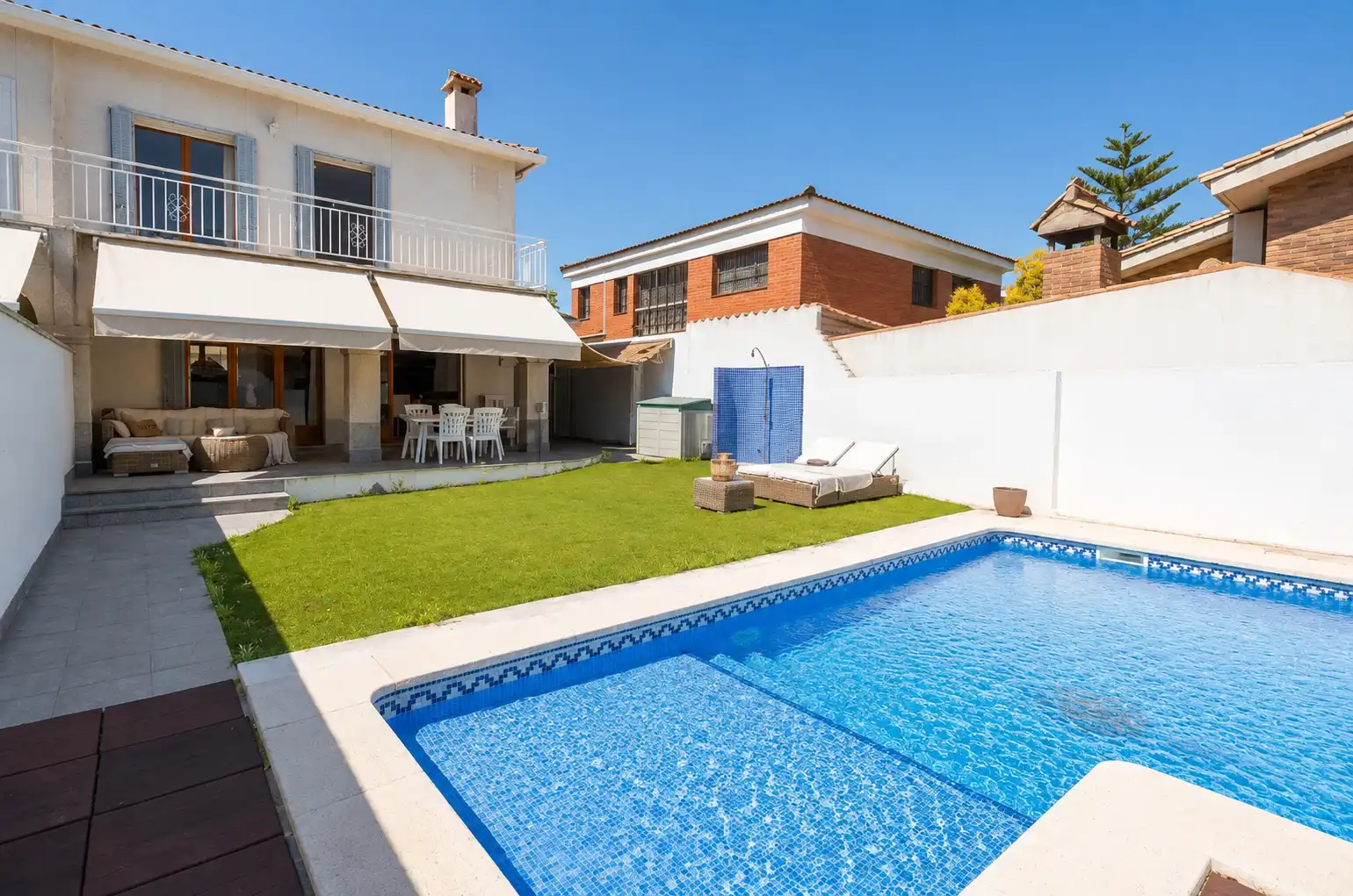 Swimming pool of Detached homes for sale in Cambrils  with Air Conditioner, Private garden and Terrace