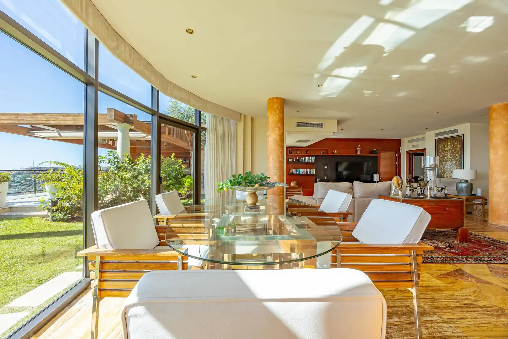 Sala de estar de Casa o chalet en venta en San Bartolomé de Tirajana con Aire acondicionado, Jardín privado y Terraza