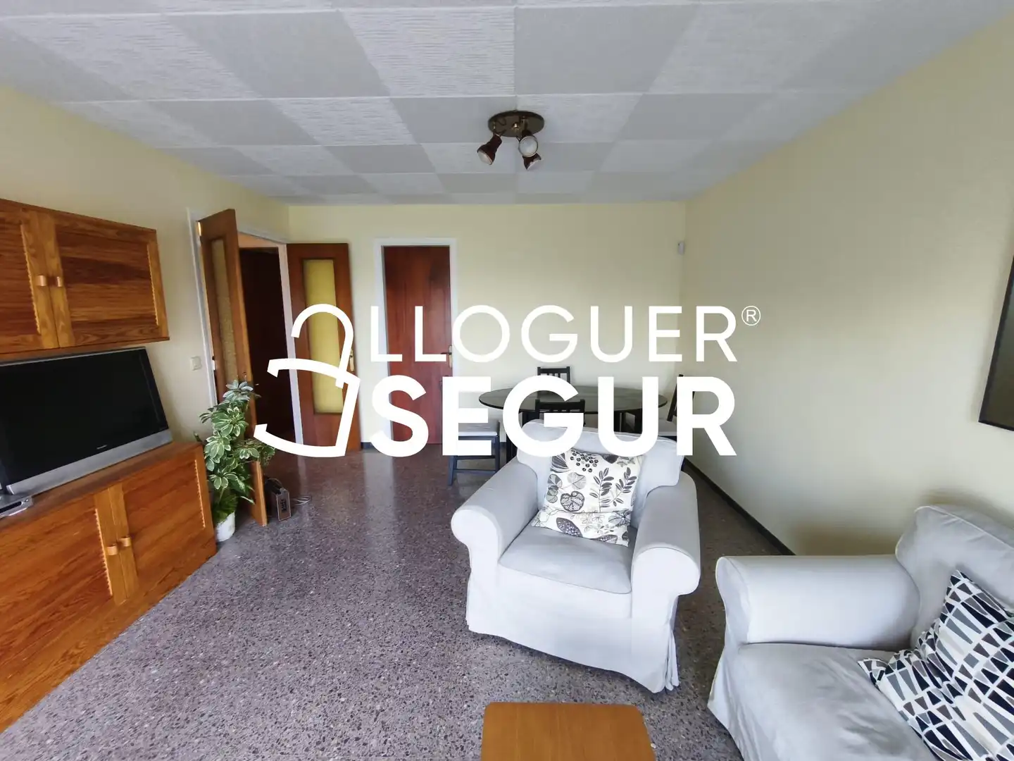 Sala de estar de Piso de alquiler en Pineda de Mar con Terraza y Amueblado