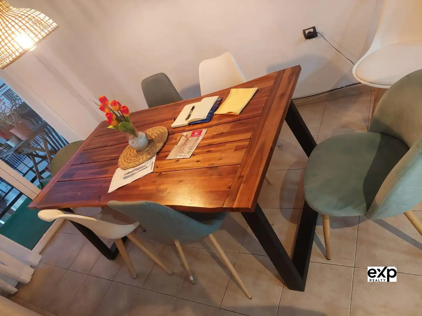 Comedor de Apartamento de alquiler en Xàtiva con Aire acondicionado y Amueblado