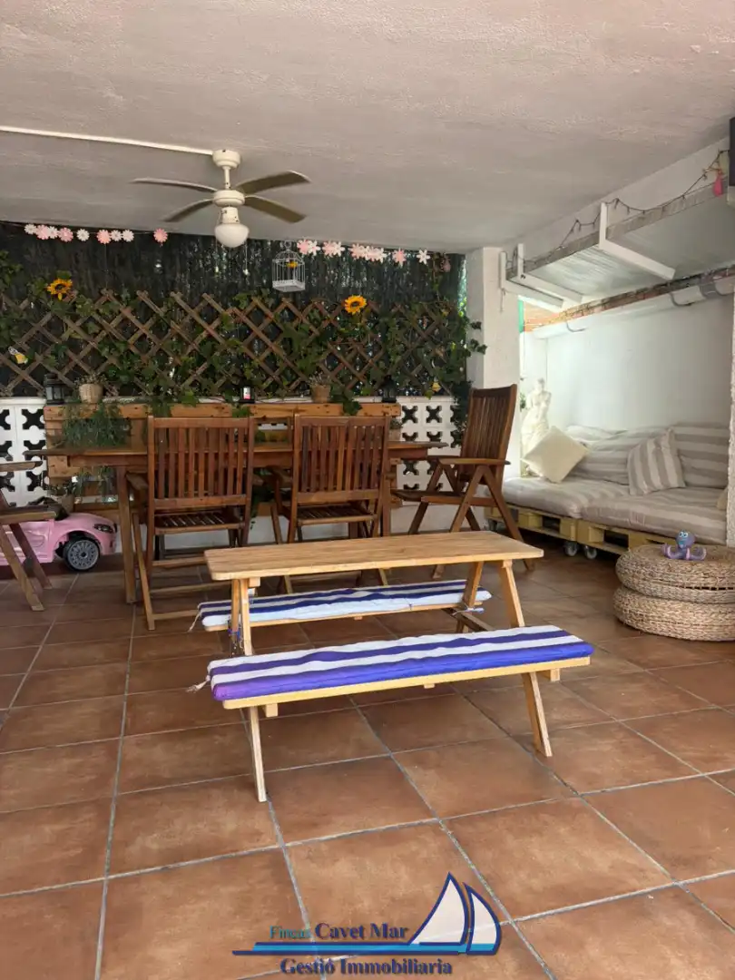 Terrassa de Casa adosada en venda en Cambrils amb Aire condicionat, Calefacció i Jardí privat