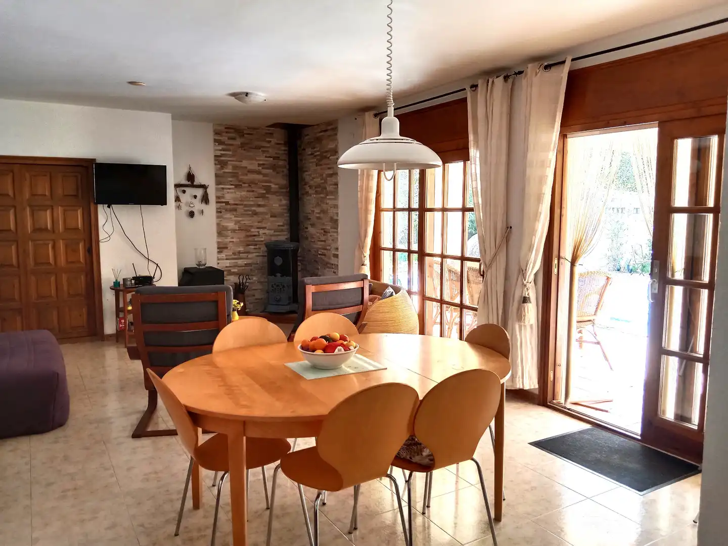 Comedor de Casa o chalet de alquiler en Calonge i Sant Antoni con Aire acondicionado, Calefacción y Jardín privado
