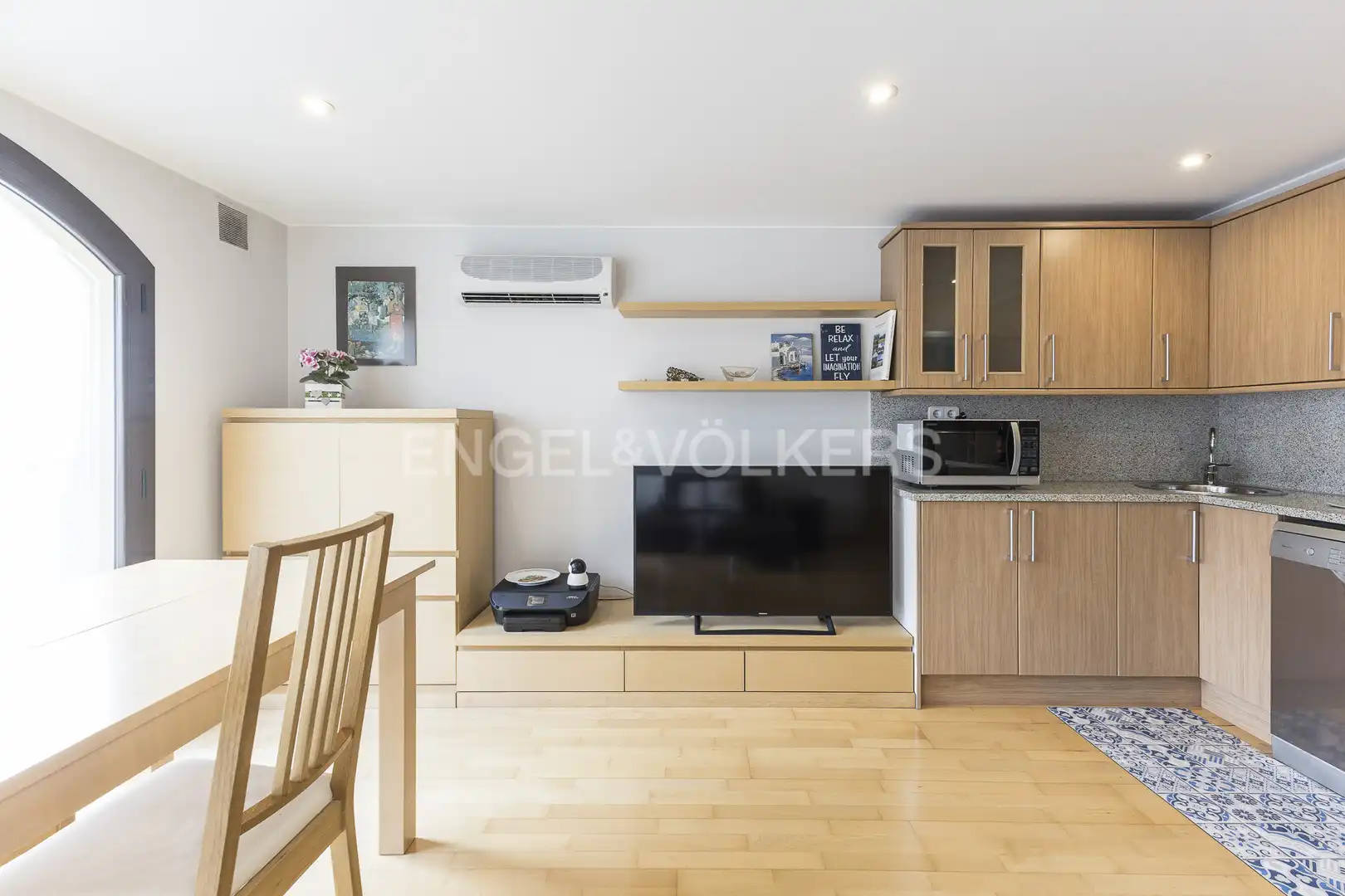 Kitchen of Flat for rent in Barcelona  with Air Conditioner, Heating and Parquet flooring