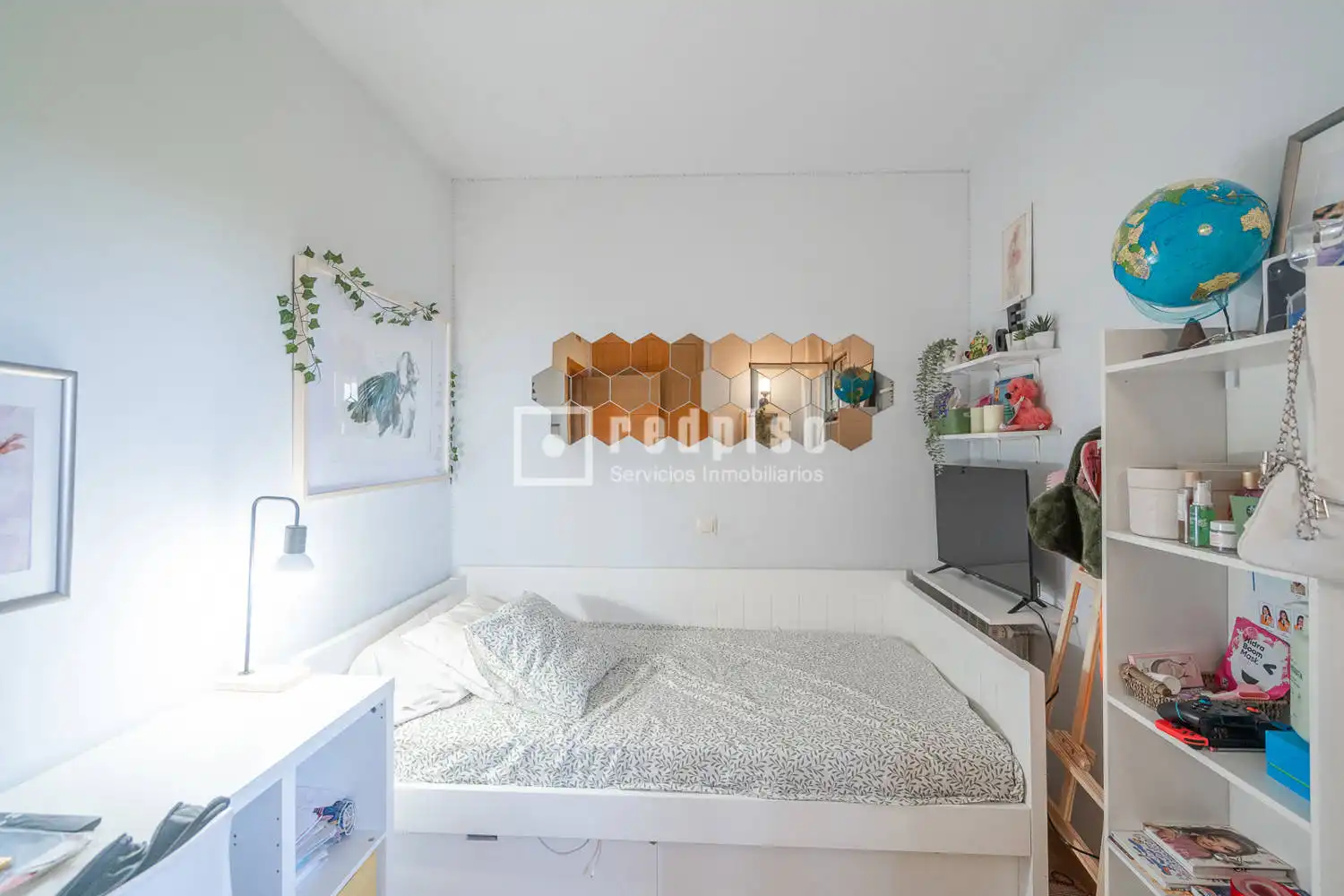 Schlafzimmer von Wohnung zum Verkauf in Arroyomolinos (Madrid) mit Klimaanlage, Heizung und Privatgarten