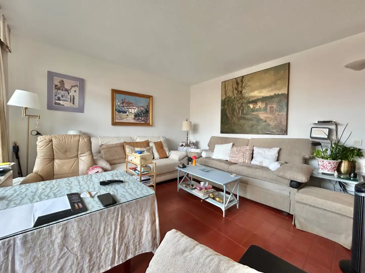 Sala d'estar de Apartament en venda en Málaga amb Aire condicionat, Terrassa i Balcó