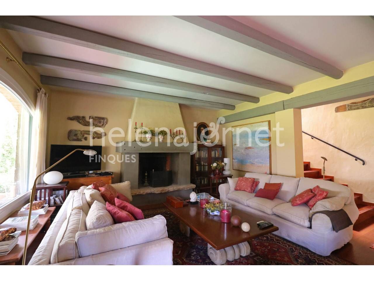 Living room of House or chalet for sale in Santa Cristina d'Aro  with Air Conditioner, Heating and Private garden