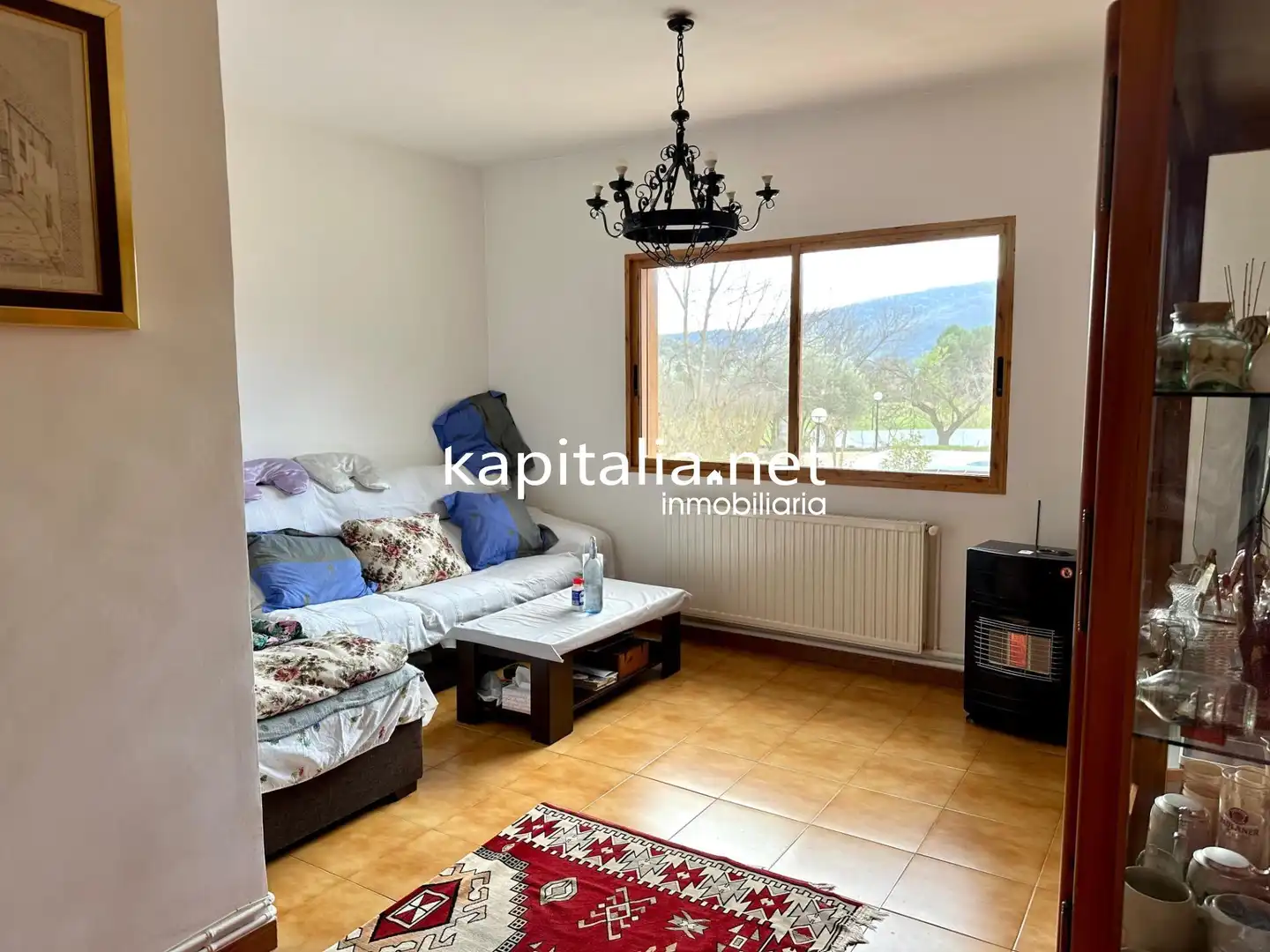 Living room of Houses for sale in Alcoy / Alcoi  with Air Conditioner, Private garden and Terrace