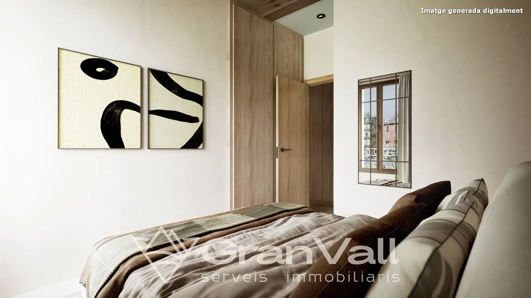 Bedroom of Apartments for sale in Puigcerdà  with Heating, Parquet flooring and Storage room