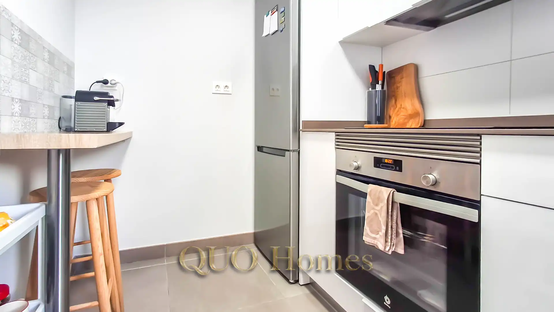 Kitchen of Flat for sale in Jerez de la Frontera  with Air Conditioner and Furnished