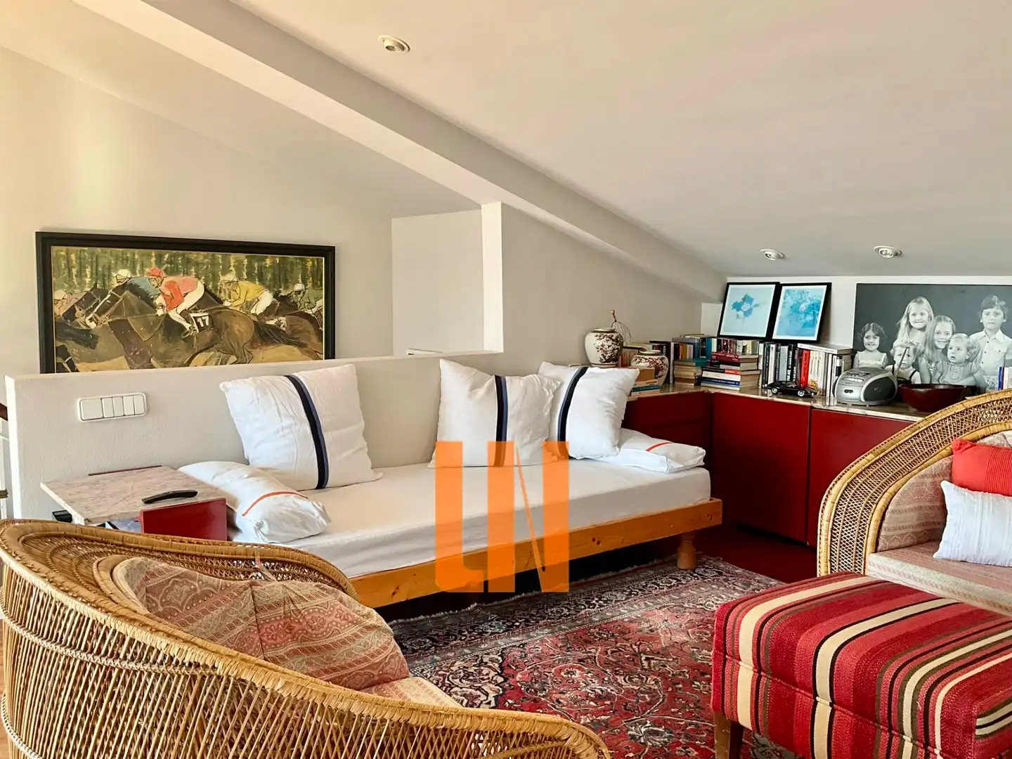 Sala d'estar de Casa o xalet en venda en O Grove   amb Aire condicionat, Calefacció i Jardí privat