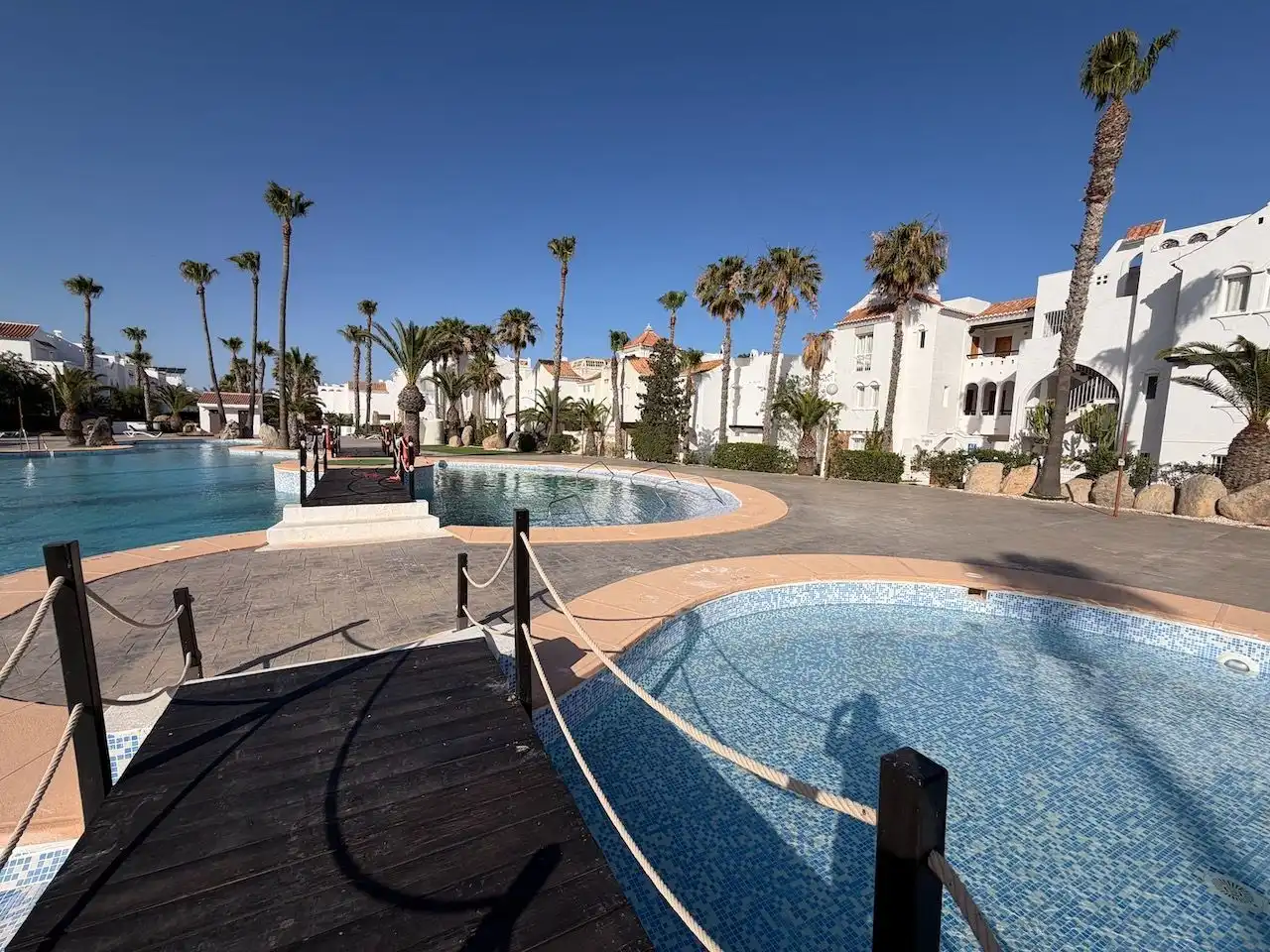 Swimming pool of Apartments for sale in Roquetas de Mar  with Air Conditioner, Heating and Terrace