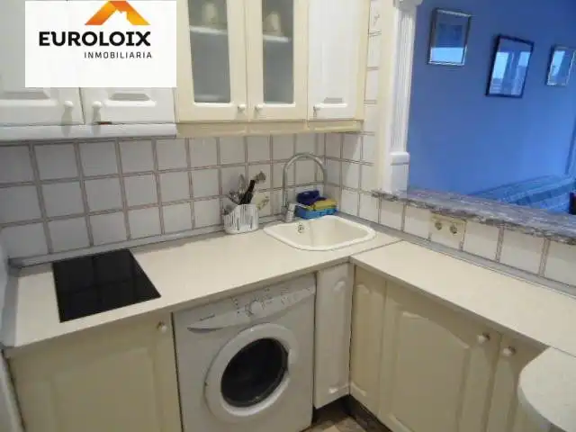 Kitchen of Apartments for rent in Benidorm  with Private garden, Furnished and Community pool