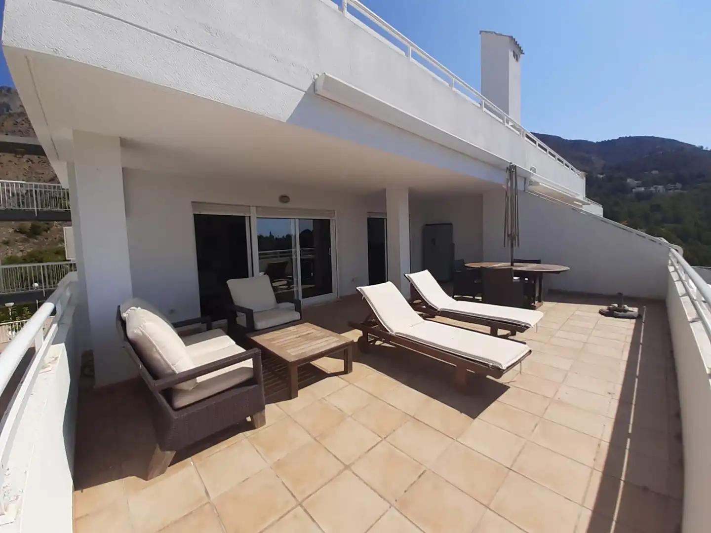 Terrasse von Wohnung zum Verkauf in Altea mit Klimaanlage, Heizung und Terrasse
