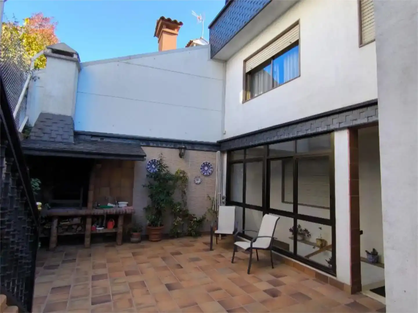 Terraza de Casa adosada en venta en Vigo  con Parquet, Trastero y Amueblado