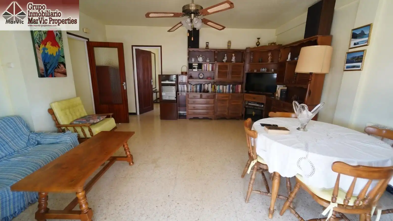 Sala de estar de Ático en venta en Benidorm con Terraza y Amueblado