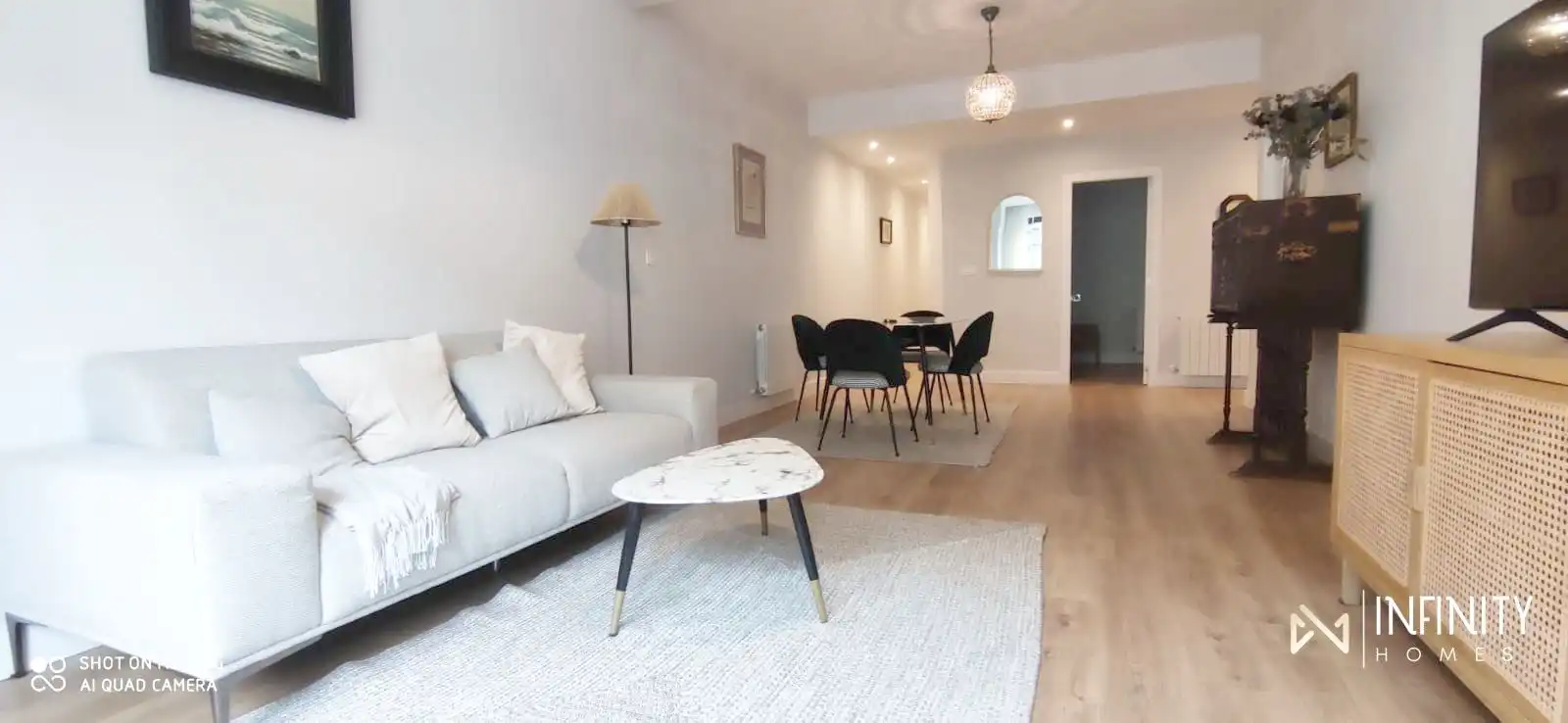 Wohnzimmer von Wohnung zur Miete in Bilbao  mit Heizung