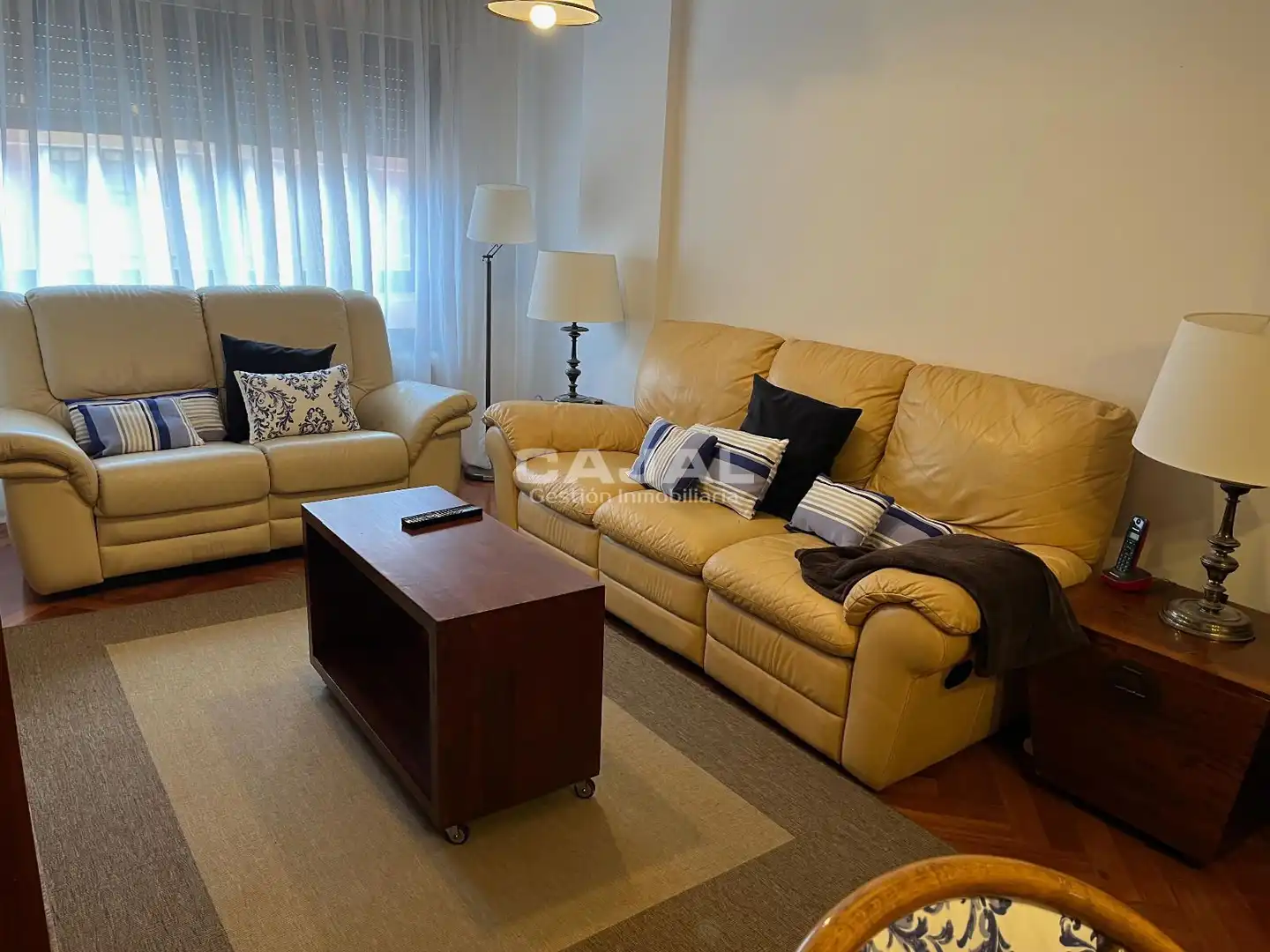 Sala de estar de Piso de alquiler en Valladolid con Calefacción y Amueblado